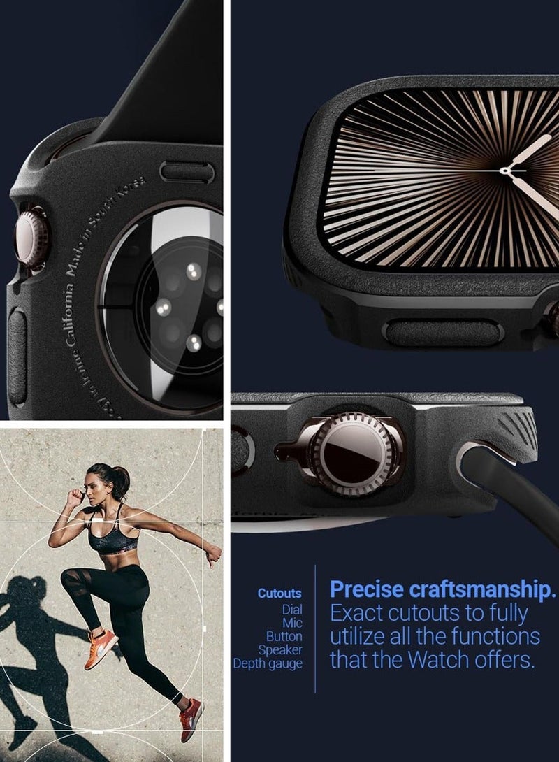 Caseology حافظة فولت لساعات أبل سيريس 10 (46مم) - أسود غير لامع (2024) - Image 3